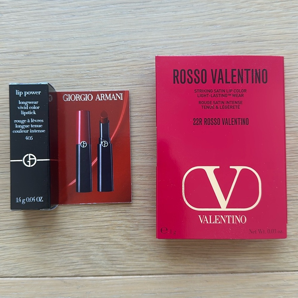 2 Red Lipstick Minis